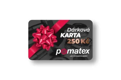 Dárkový poukaz Pematex, nominální hodnota 250,- Kč